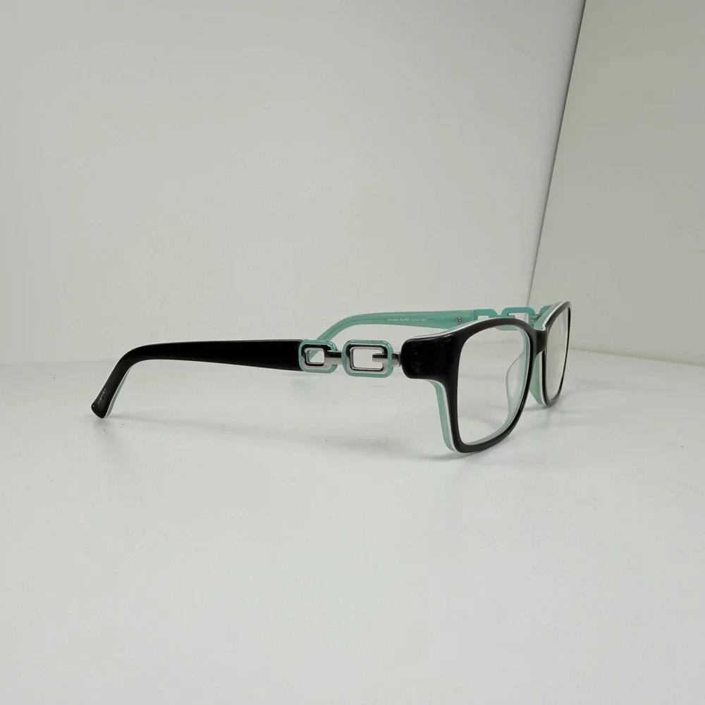 Guess GU2406 BLGRN Eyeglasses Frames Black Green Rectangular 52-17-135